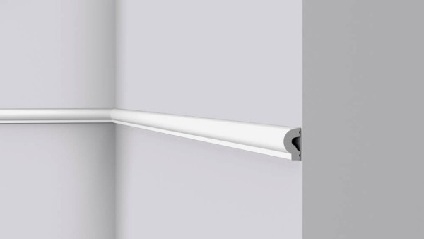 Discover the versatile WL13 wall strip from NMC WALLSTYL®. Designed by Bertrand Lejoly, its timeless design suits both classic and modern interiors. Shockproof, easy to install and waterproof, it offers an ideal complement to the ARC S and ARC L wall panels. Factory primed and ready to paint, made from high density polystyrene. Easy to assemble with ADEFIX® adhesive. Format 200 x 2.5 x 1.45 cm.