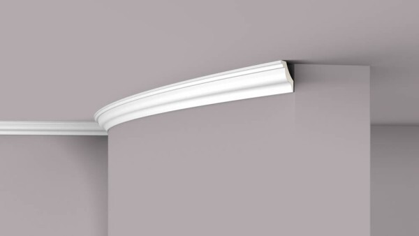 flexible profile Z15FLEX made of PU-hard foam, mind. Radius 155 cm, NMC